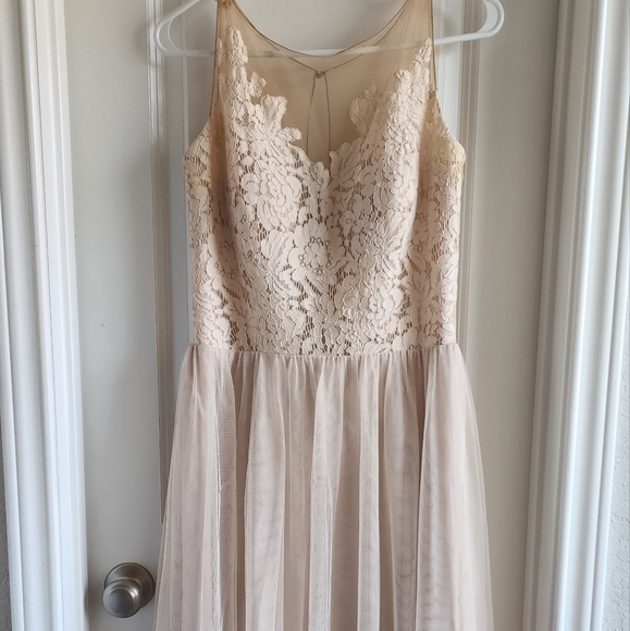 Cream wedding/bridesmaid dress - Picture 1 of 10